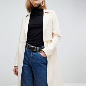 ASOS Faux Leather Trench Coat
